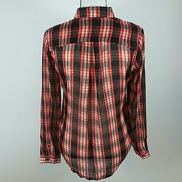 ABS by Allen Schwartz Sheer button down shirt - Picture 3 of 4